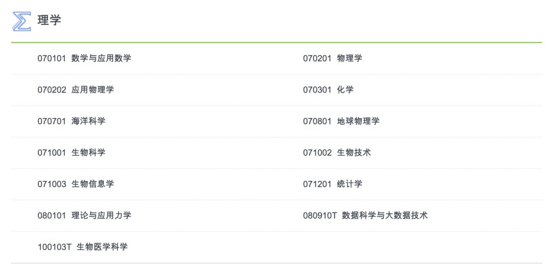 2022年南方科技大学本科专业一览